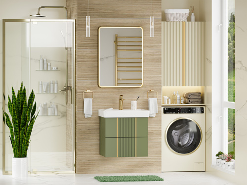 Тумба под раковину Brevita Vega VEG-09060-0802Я 55х43х50 - фото 5