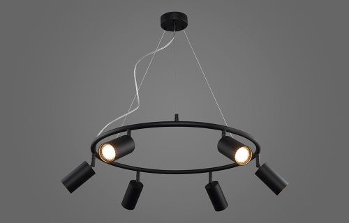 Светильник подвесной Crystal Lux Rivo (Риво) RIVO SP6 BL - фото 2