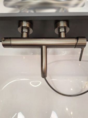 Смеситель для ванны AltroBagno Unione AltroBagnoUnione0222GM настенный оружейная сталь