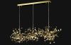 Светильник подвесной Crystal Lux Garden (Гарден) GARDEN SP3х3 L1200 GOLD