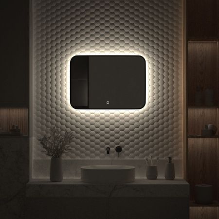 Зеркало с подсветкой Defesto AURA DF 2964SH 70х50 подвесное