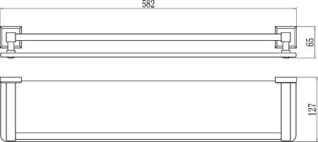Полка в ванную комнату Savol S-609591