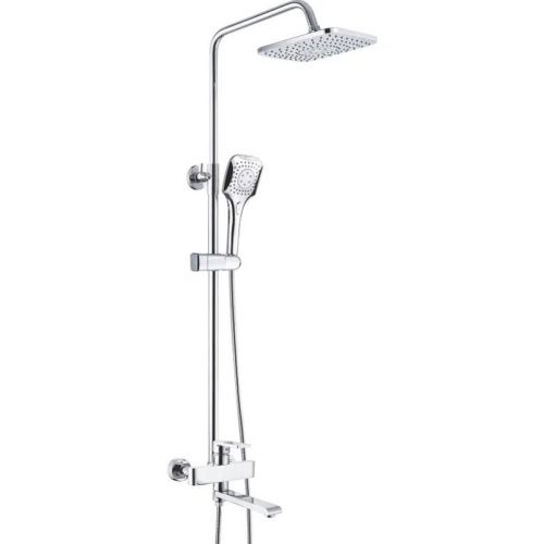 Душевая стойка Shevanik S9336 настенная цвет хром - фото 2