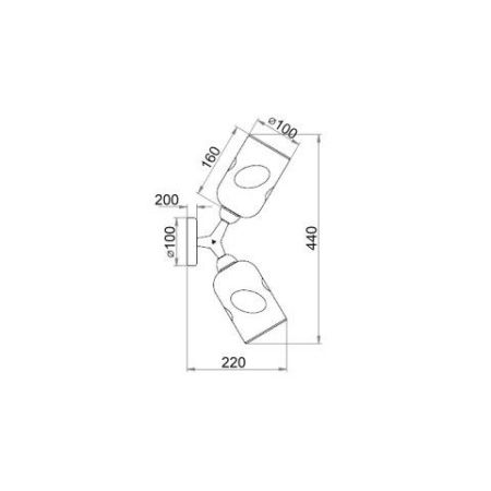 Бра Vele Luce Sereno 493 (Серено 493) VL2194W02