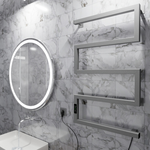 Полотенцесушитель Altasan ШалимарПроф ШалимарПроф8050Г подвесной 51х83 электрический графит - фото 3