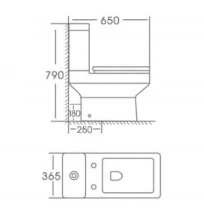 Унитаз-компакт напольный с бачком Stella Polar Калафель SP-00001847 белый с сиденьем микролифт душевой смыв
