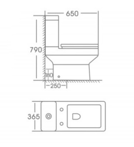 Унитаз-компакт напольный с бачком Stella Polar Калафель SP-00001847 белый с сиденьем микролифт душевой смыв - фото 4