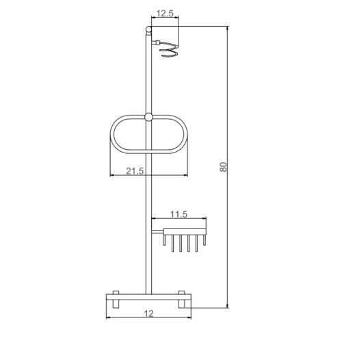 Стойка Savol S-00A05 - фото 3
