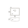 Кухонная мойка Omoikiri TADZAVA 54-U-IN 4993512 50х40 цвет сталь