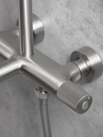 Душевая стойка AltroBagno Bilancia AltroBagnoBilancia030427Ni настенная цвет никель