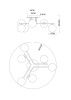Люстра потолочная Arte Lamp Gemini (Гемини) A2243PL-6BK