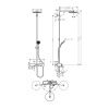 Душевая стойка Hansgrohe Pulsify 24230000 настенная цвет хром