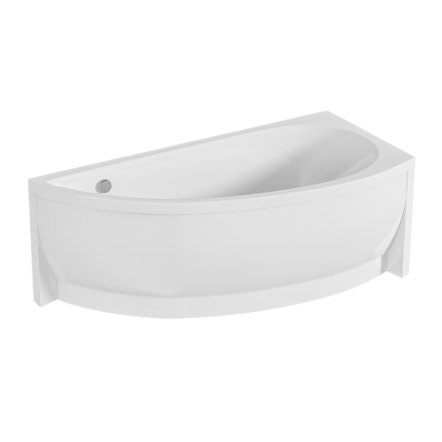 Ванна акриловая 1MarKa PICCOLO 01пк1775п 170х75 пристенная асимметричная без каркаса - фото 3 Ванна акриловая 1MarKa PICCOLO 01пк1775п 170х75 пристенная асимметричная без каркаса - фото 3