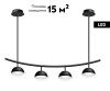 Люстра потолочная Kink Light Стиви 07652-4,19