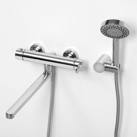 Смеситель для ванны Wasserkraft Berkel 4800 4802L настенный хром