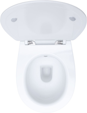 Чаша унитаза подвесная Allen Brau Fantasy 4.11HC1.20 цвет белый без сиденья безободковая каскадный смыв