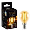 Лампа светодиодная филаментная Volpe LED-G45-5W/AMBER/E14/VLF