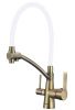Смеситель для кухни Savol S-L1805C-02 на столешницу бронза