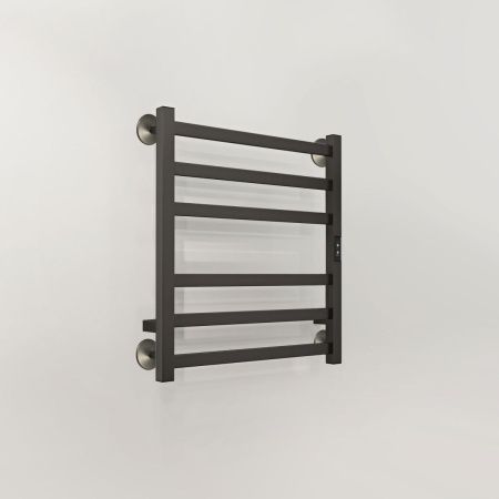 Полотенцесушитель электрический Indigo Oktava Slim 3 LСLOKS3E60-50GNSRt 55х60 оружейная сталь