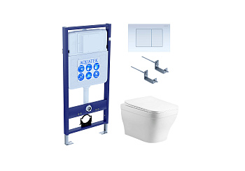 Сет унитаз + инсталляция Aquatek SET AQUATEK АМАДЕО cm-009 4в1 Сет унитаз + инсталляция Aquatek SET AQUATEK АМАДЕО cm-009 4в1