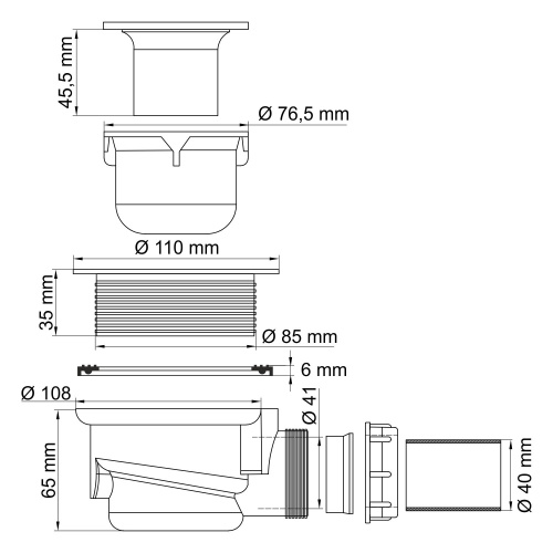 Сифон WasserKRAFT D455 - фото 3