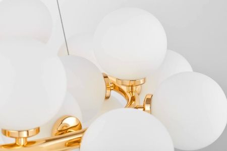 Люстра подвесная Lumina Deco Marsiada (Марсиада) LDP 6033-40 GD