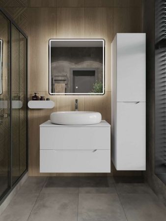 Тумба с раковиной Orange Line Li-80TuwMDF+B08-640W 80х50