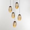 Светильник подвесной Delight Collection MD25090022-5A matt black/champagne