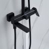Душевая стойка Raffine F3699H настенная цвет черный