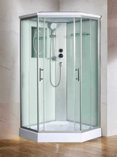 Душевая кабина WeltWasser WW500 NESSE 1002 (10000003281) 100х100 - фото 4