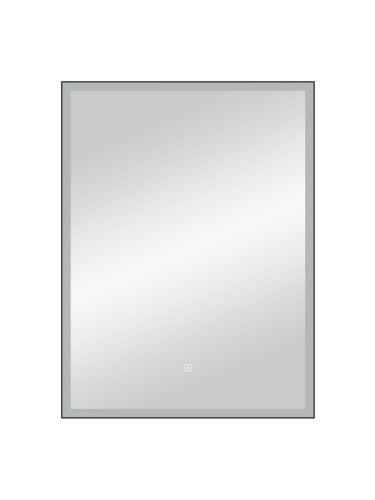 Зеркало с подсветкой Континент Frame Black ЗЛП948 60х80 подвесное - фото 2