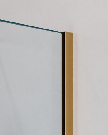 Душевой уголок Cezares SLIDER SLIDER-AH-1-80-90/100-C-BORO 90х80 стекло прозрачное профиль золото без поддона