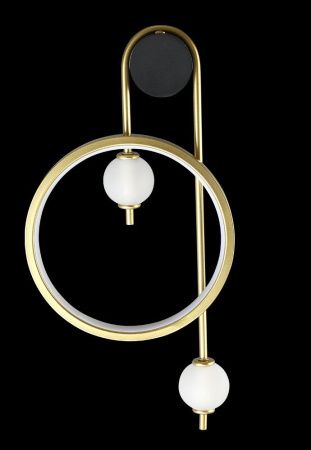 Бра Crystal Lux RODRIGO (РОДРИГО) RODRIGO AP20W LED BLACK/GOLD