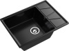 Кухонная мойка Granfest Vertex V-680L черный 68х50 цвет черный поверхность матовая