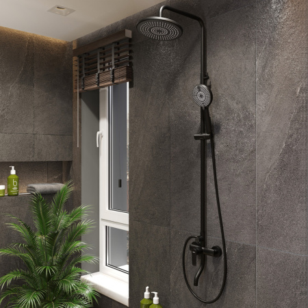 Держатель душа Bond BSH2588 черный матовый