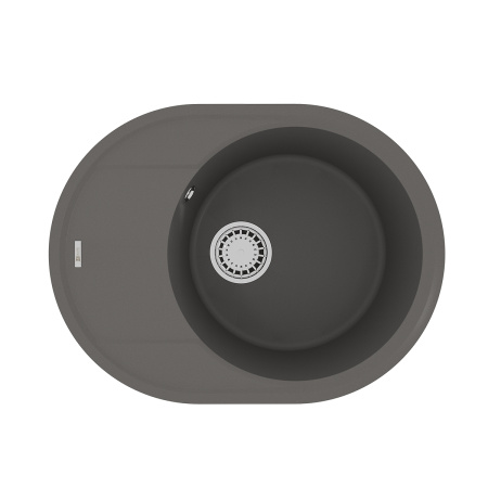 Кухонная мойка LeMark Lacha 620 9910053 62х47 цвет серый поверхность матовая