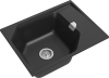 Кухонная мойка Rivelato LOCUS LS-65 antracite 65х50 цвет черный