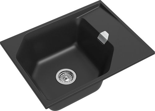 Кухонная мойка Rivelato LOCUS LS-65 antracite 65х50 цвет антрацит - фото 3