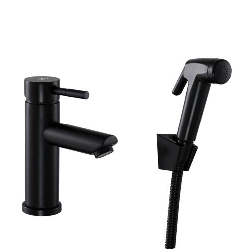 Смеситель Fashun A58101A-7 на раковину черный - фото 2