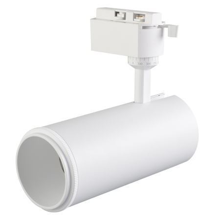 Трековый однофазный светильник Crystal Lux Basic (Басиц) CLT 0.31 021 WH 3CCT ZOOM