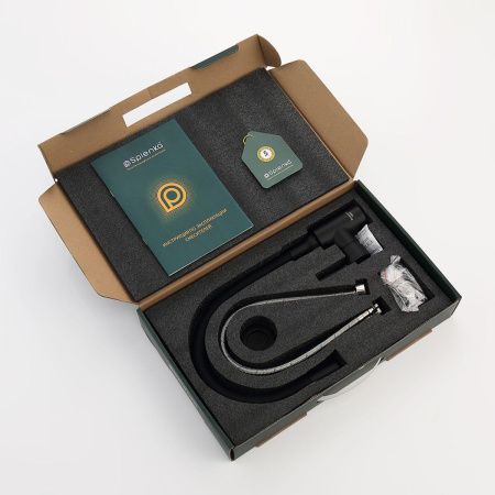 Смеситель для кухни Splenka S201 S201.4406.06 на мойку черный