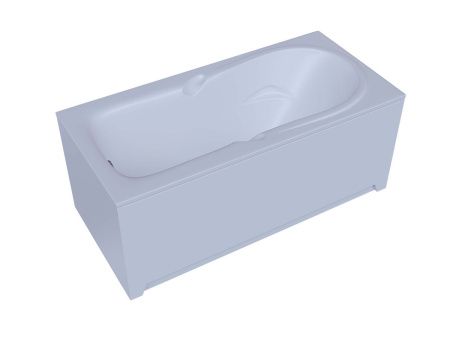 Ванна акриловая Aquatek Леда LED170-0000047 170х80 пристенная прямоугольная с каркасом без ручек