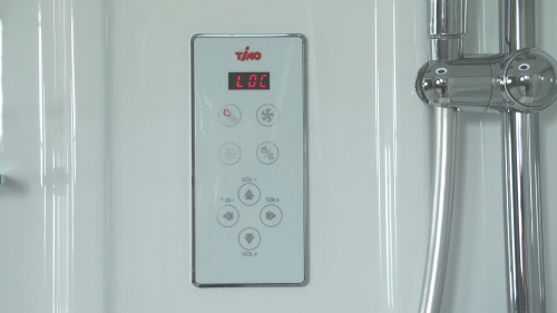 Душевой бокс Timo Lux T-7735C 135х135 четверть круга с крышей - фото 3