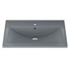Раковина из искусственного камня Uperwood Foster Quartz 291030033 70х50 полувстраиваемая цвет серый