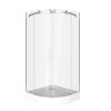 Душевой уголок Good Door Galaxy ГЛ00009 100х100 стекло прозрачное профиль хром без поддона