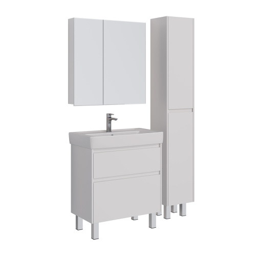 Шкаф-зеркало LeMark Universal LM80ZS-U 80х14,4х79 подвесной - фото 4