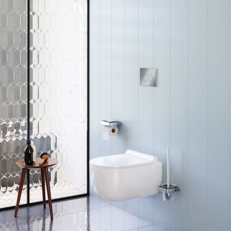 Унитаз подвесной Damixa Scandinavian Pure DX36C1701SC белый с сиденьем микролифт безободковый каскадный смыв
