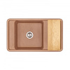 Кухонная мойка Aquaton Беллис 1A724832BS270 87х51 цвет коричневый