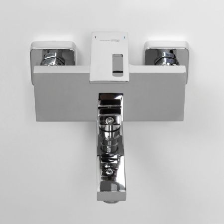 Смеситель для ванны Wasserkraft Alme 1500 1501 настенный хром