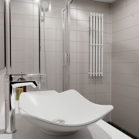 Полотенцесушитель электрический Altasan АргоЛюкс АргоЛюкс12027БМ 25х120 белый